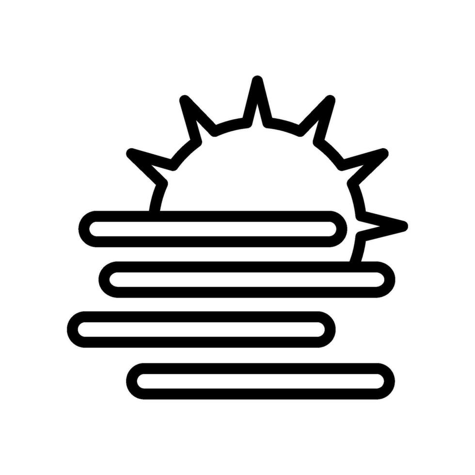 fog day icon vector