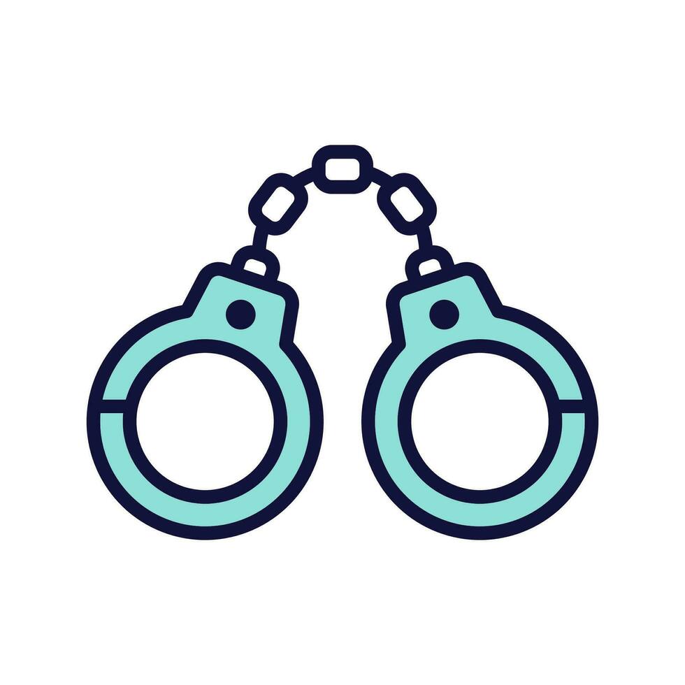 handcuffs icon design vector template