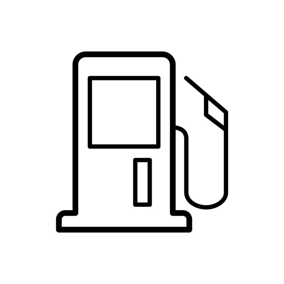gasoline pump icon design vector
