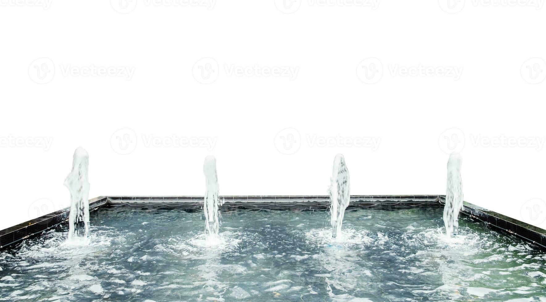 Fountain water spout spray in luxury basin photo