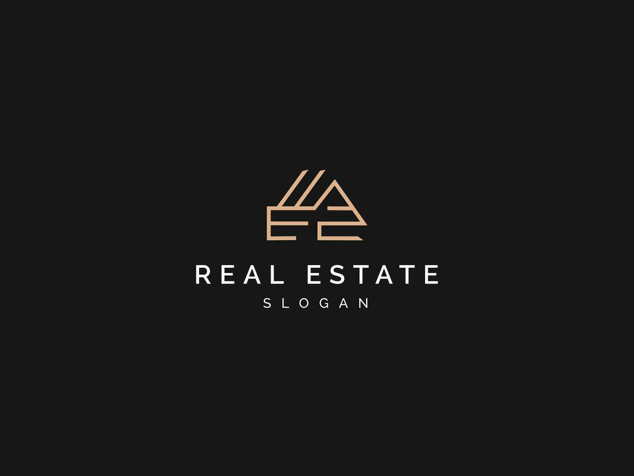 Real estate logo modern style Minimal awesome trendy vector template. Simple line art Design Home construction Building. Can be use for company, apartment, business.