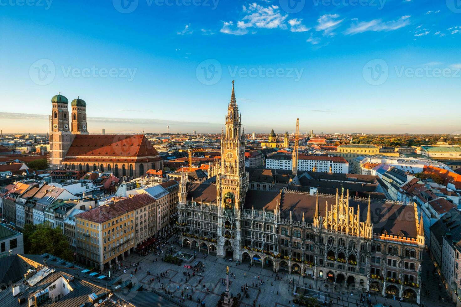 Aerial view of Munich, Germany photo