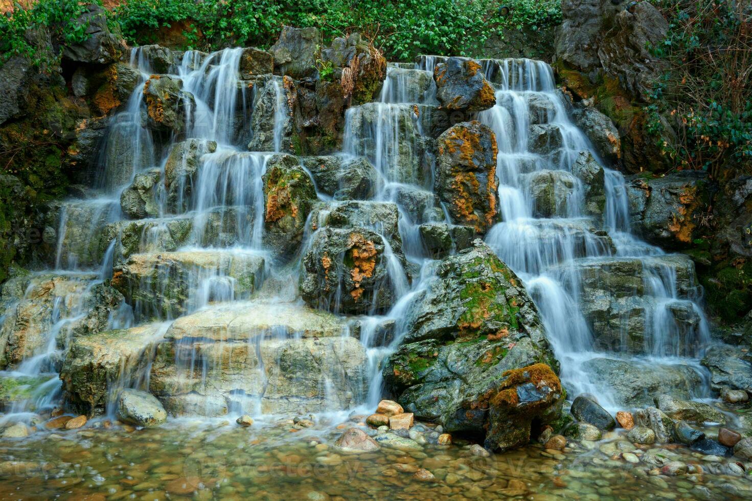 Small waterfall cascade photo