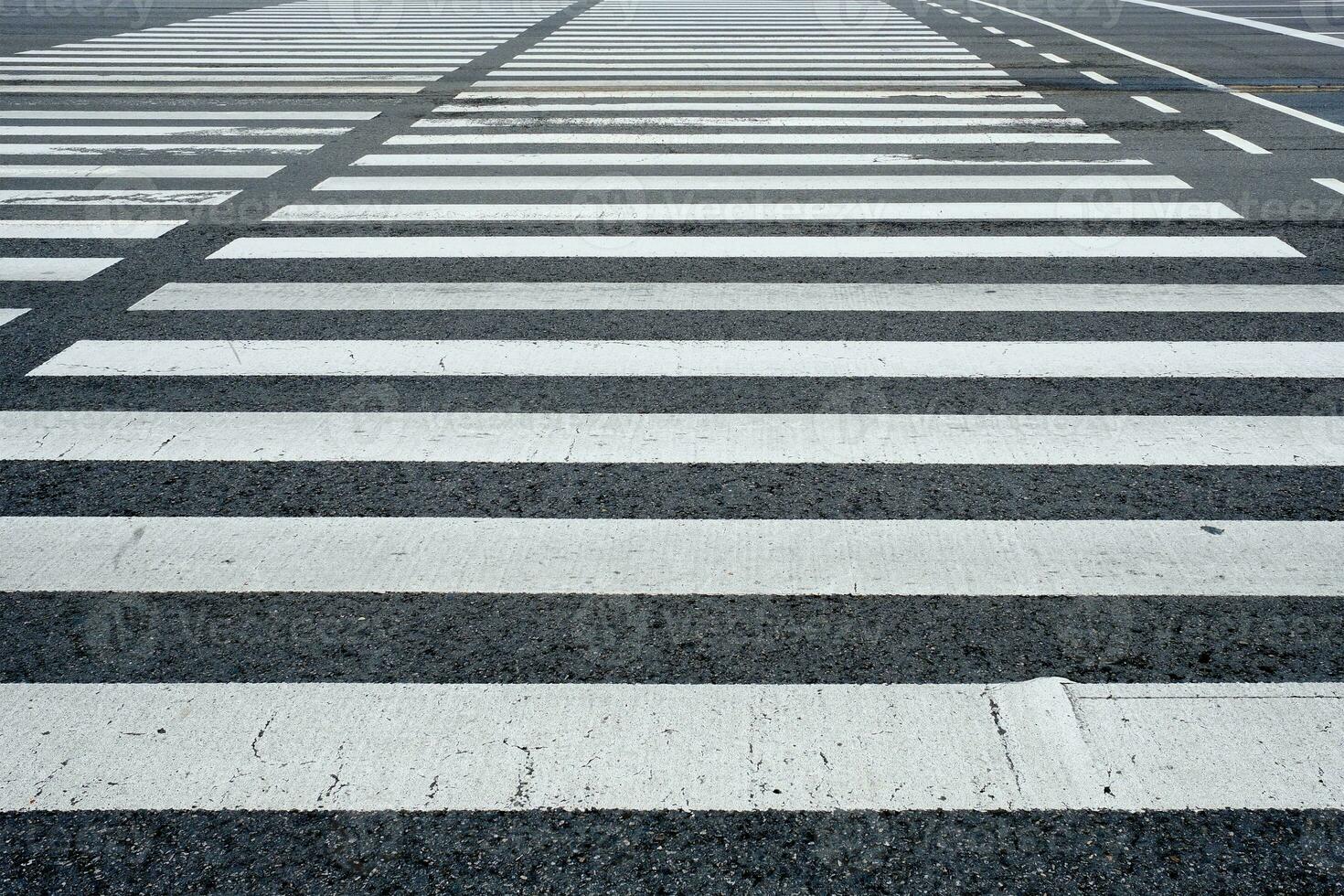 Crosswalk pedestrian crossing in the street photo