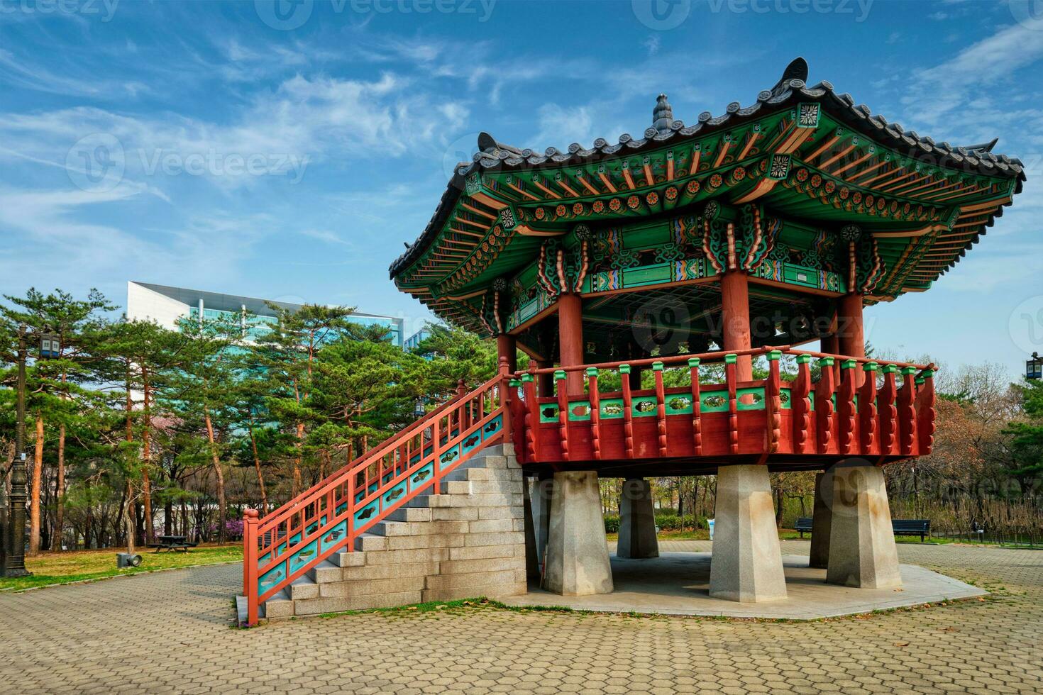 Yeouido Park in Seoul, Korea photo