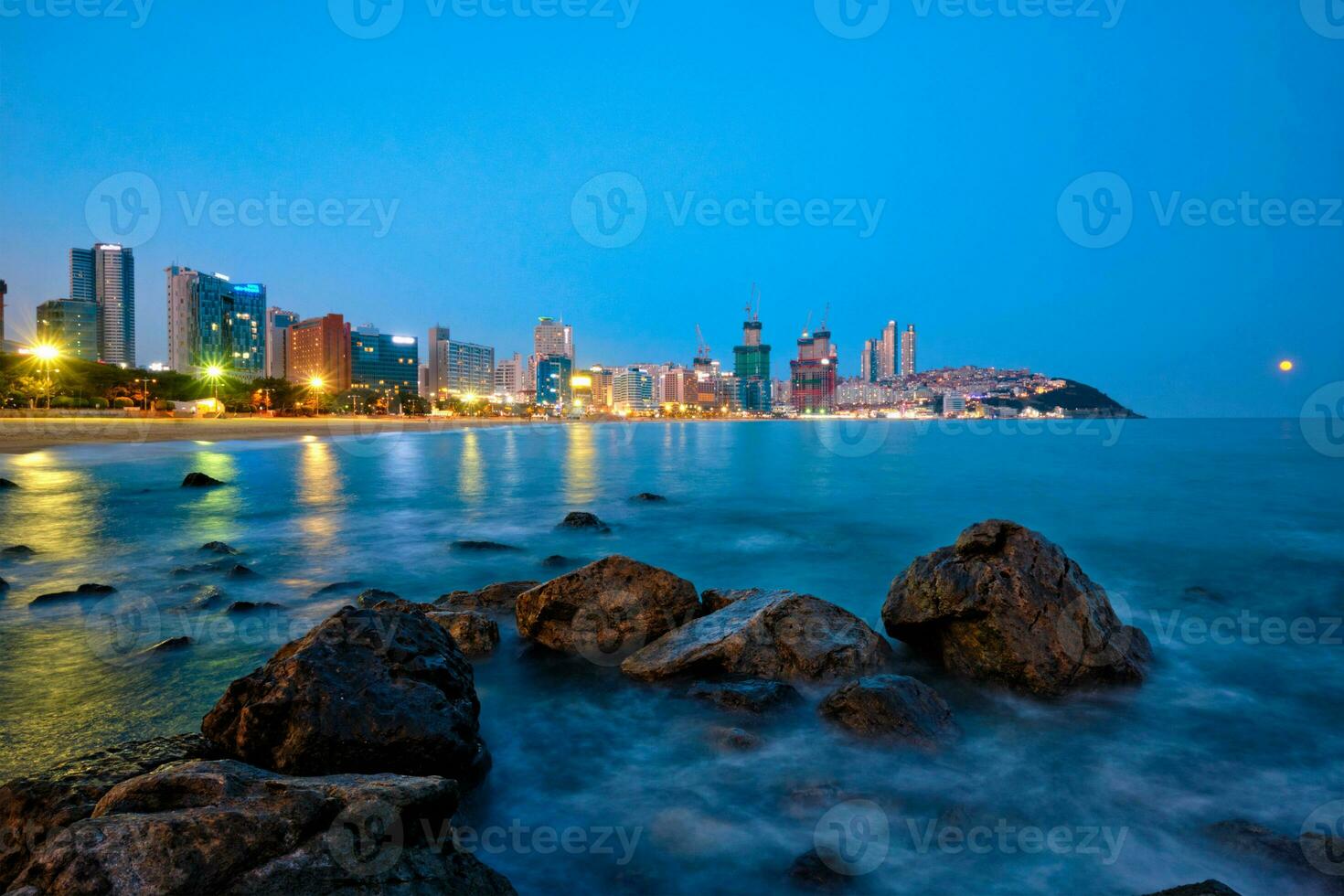 Haeundae beach in Busan, South Korea photo