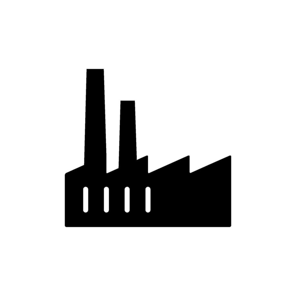 factory icon design vector
