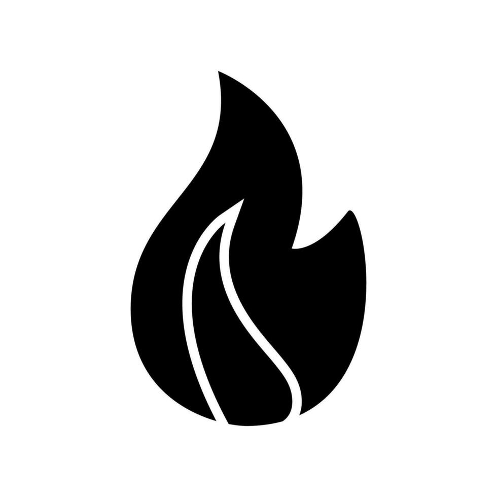 fuego icono diseño vector modelo