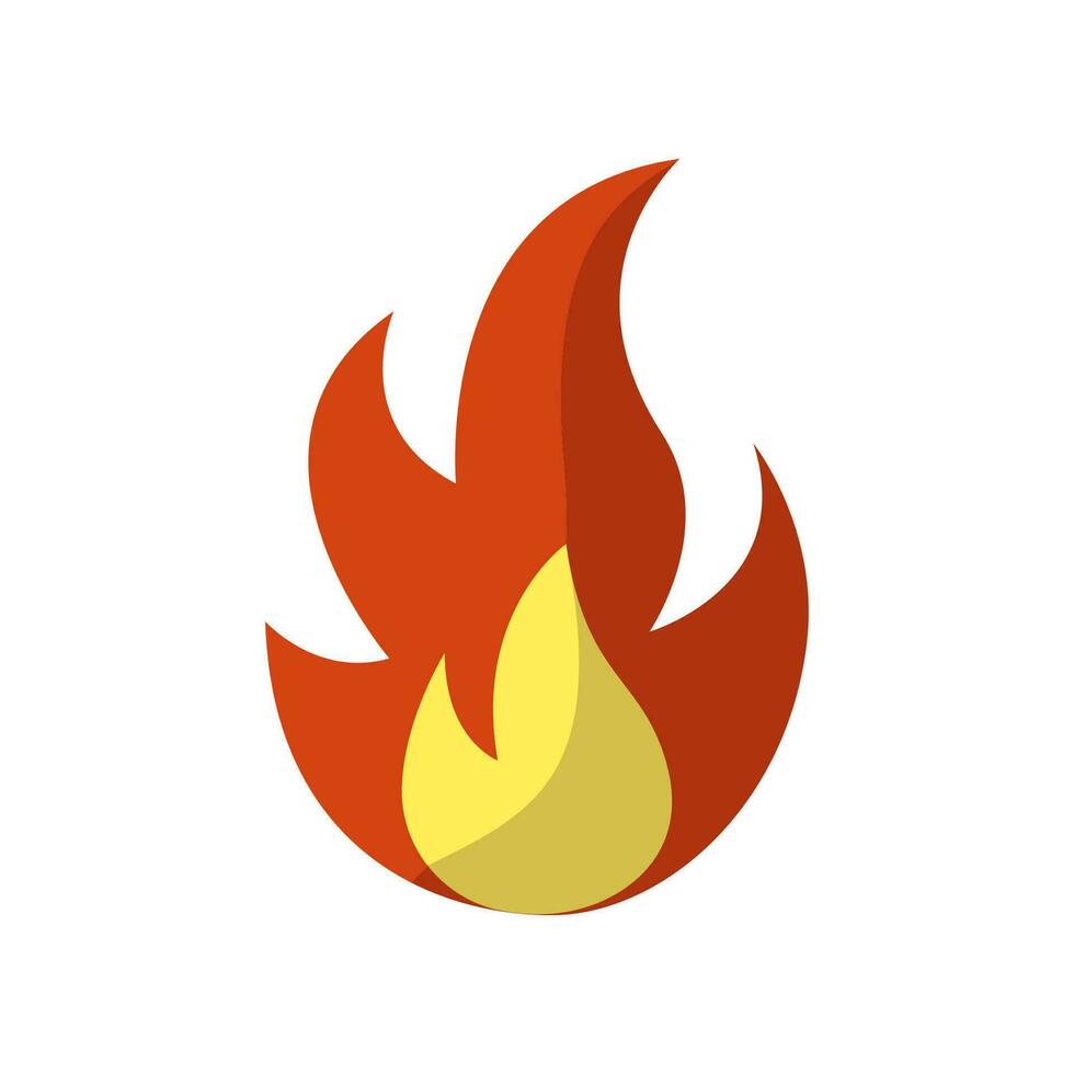 fuego icono diseño vector modelo