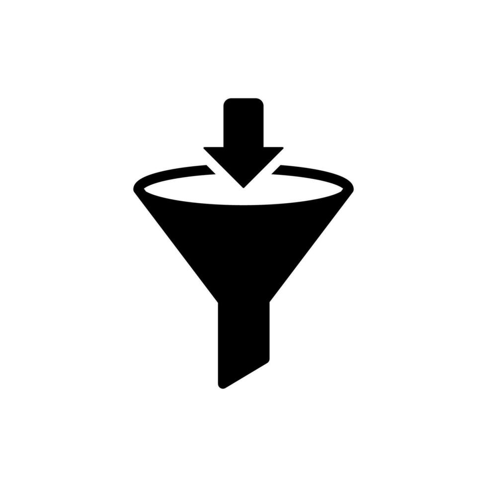 funnel icon design vector template