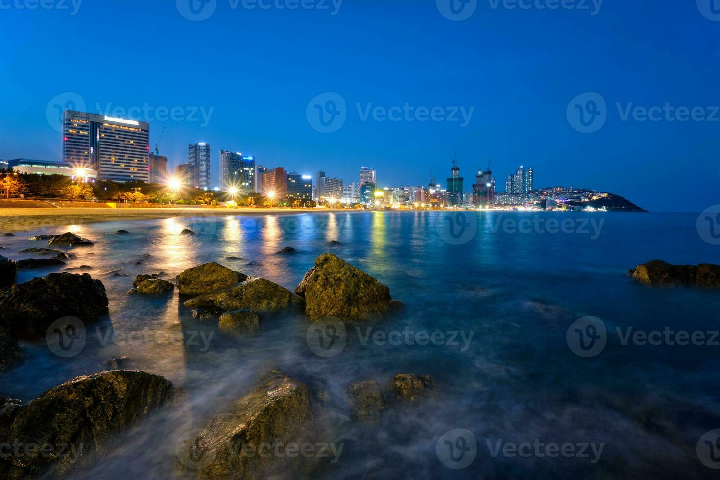 Haeundae beach in Busan, South Korea photo