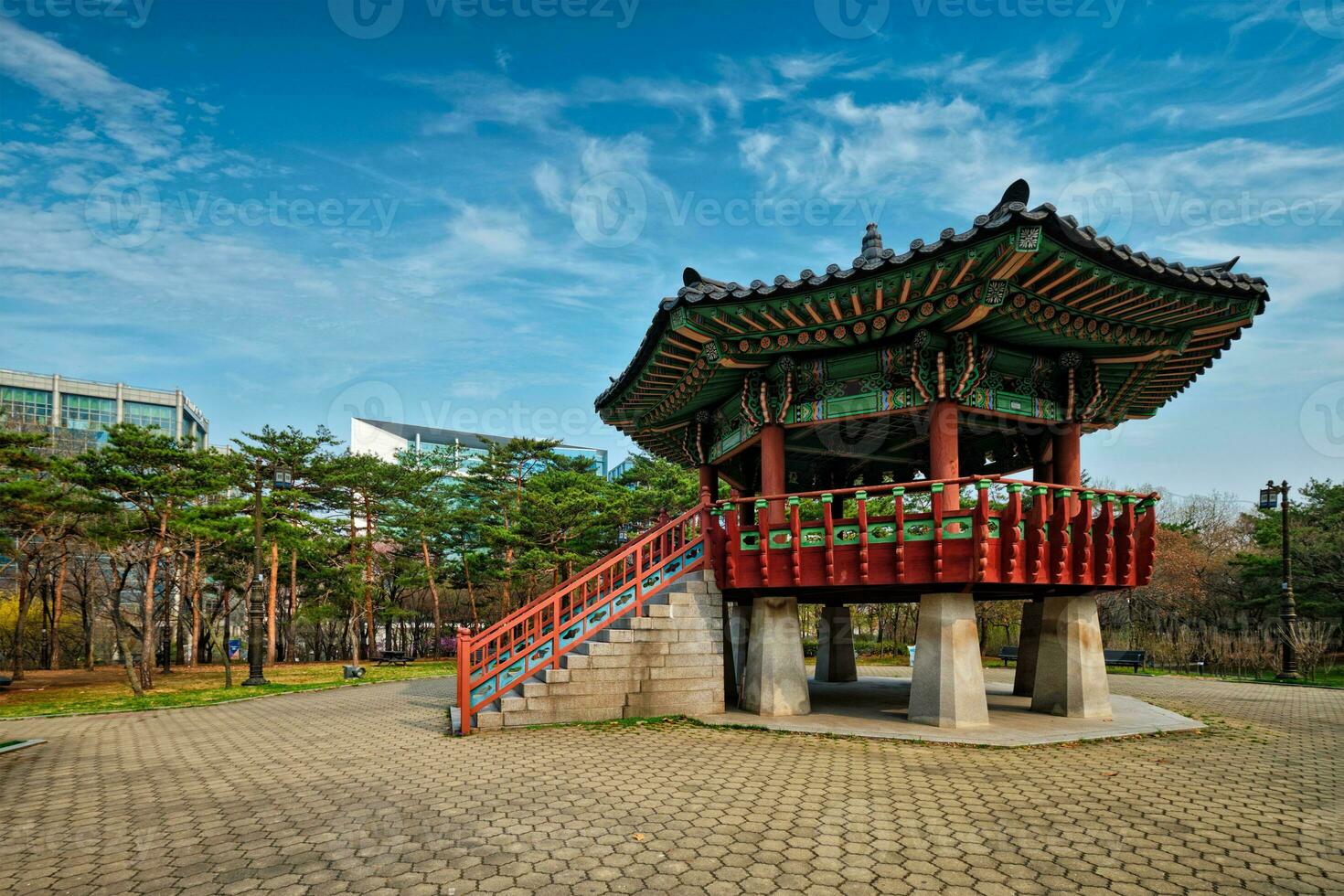 Yeouido Park in Seoul, Korea photo