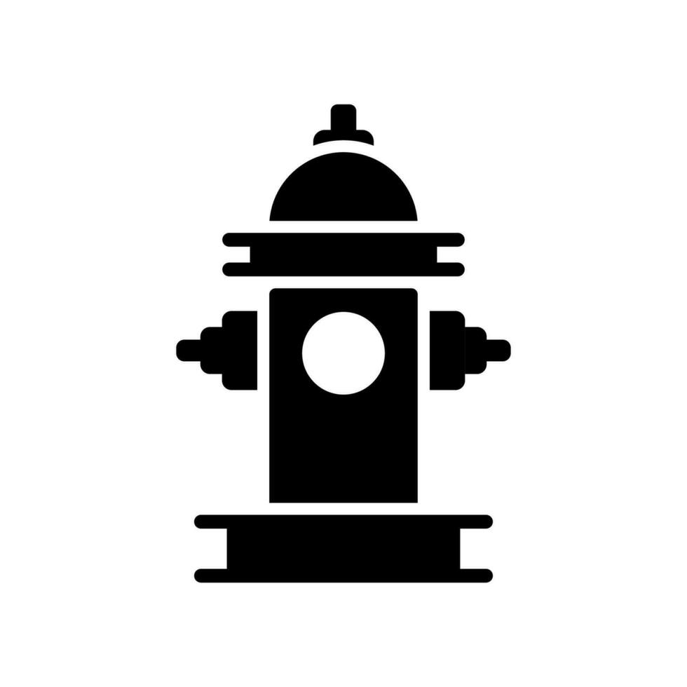 fire hydrant icon design vector template