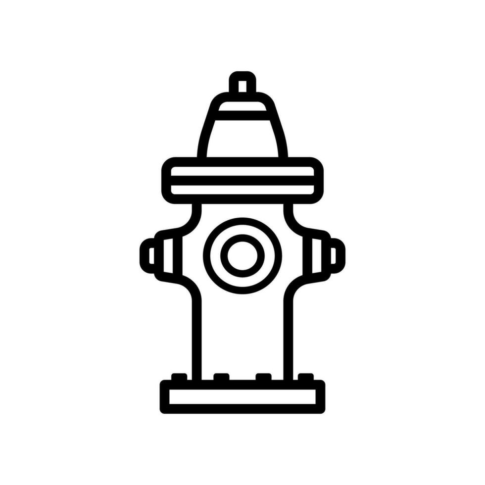 fire hydrant icon design vector template