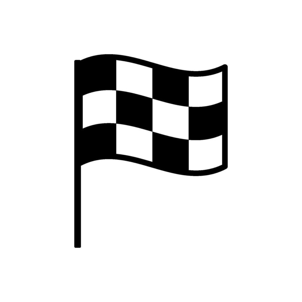 finish flag icon vector template