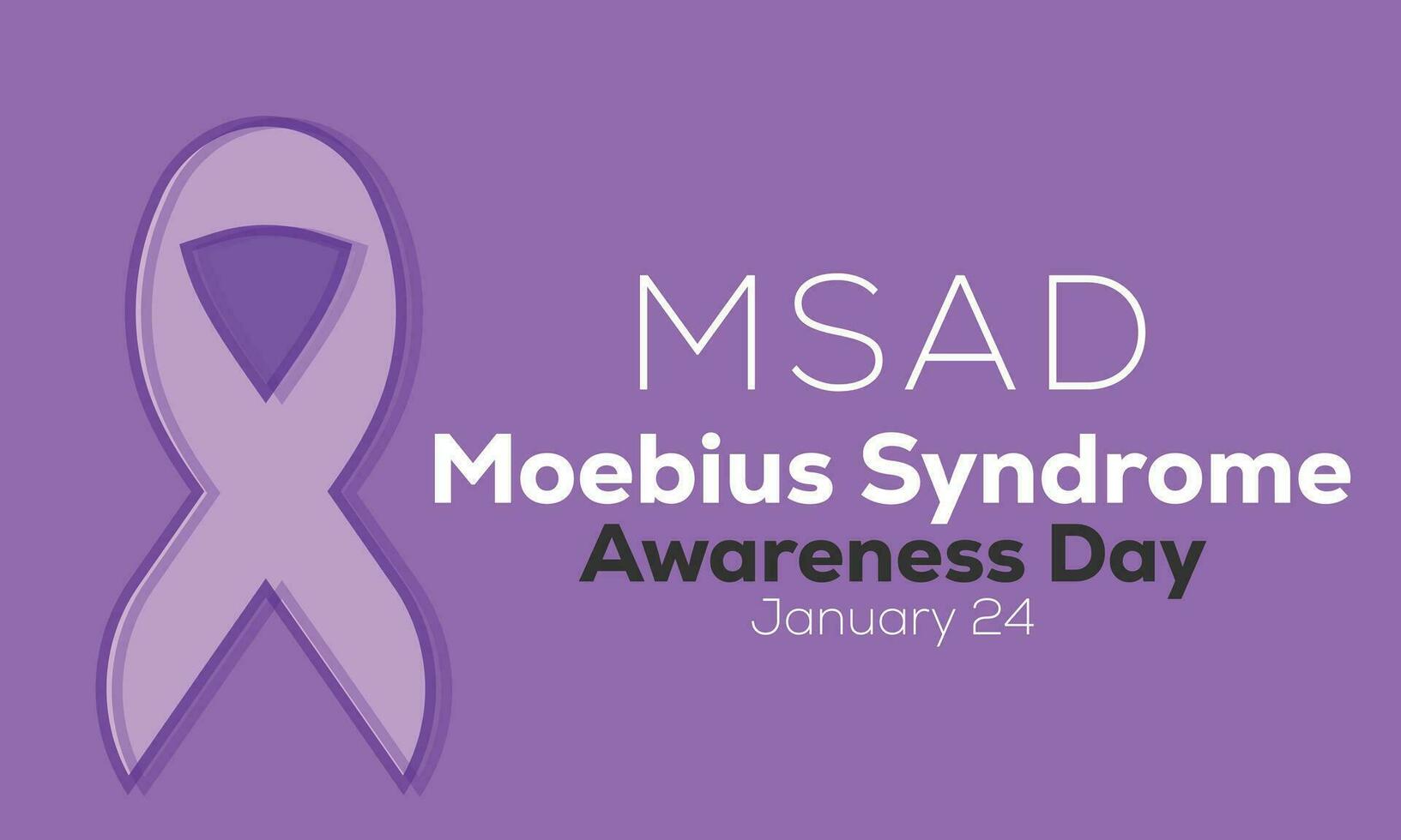 Moebius Syndrome Awareness Day. background, banner, card, poster, template. Vector illustration.