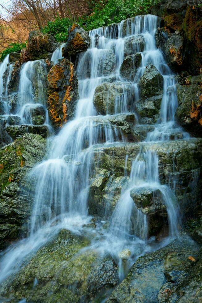 Small waterfall cascade photo