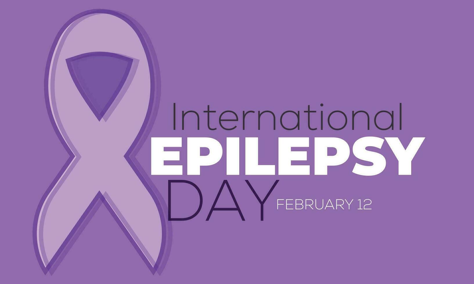 International Epilepsy Day. background, banner, card, poster, template. Vector illustration.