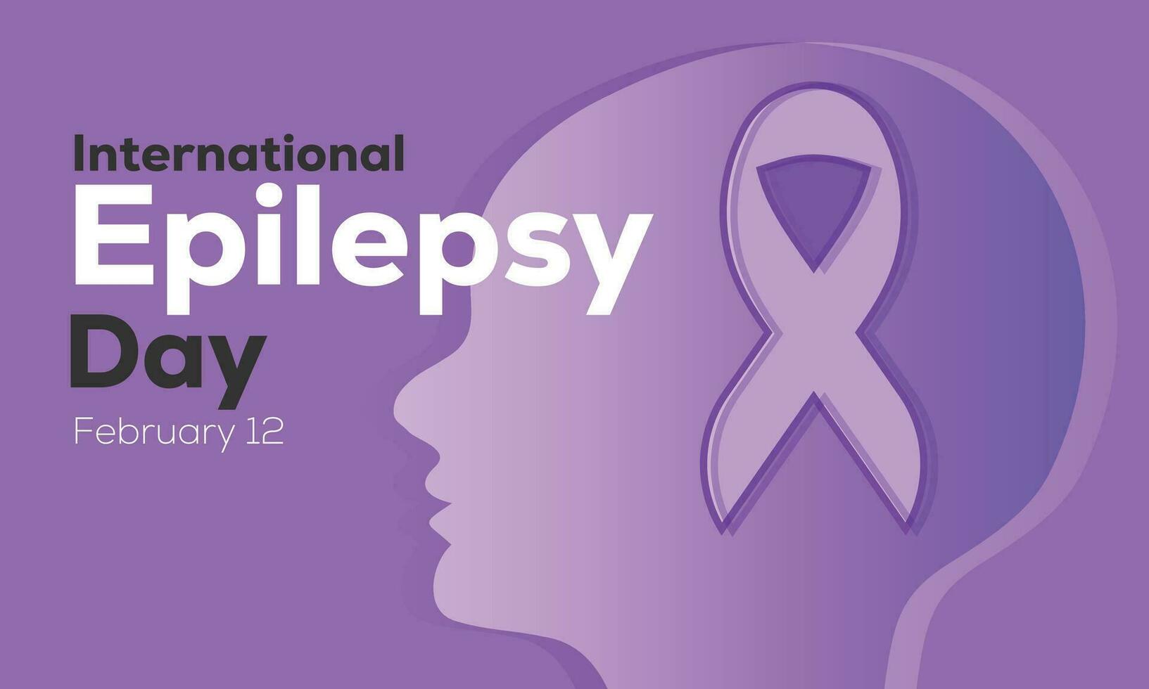 International Epilepsy Day. background, banner, card, poster, template. Vector illustration.