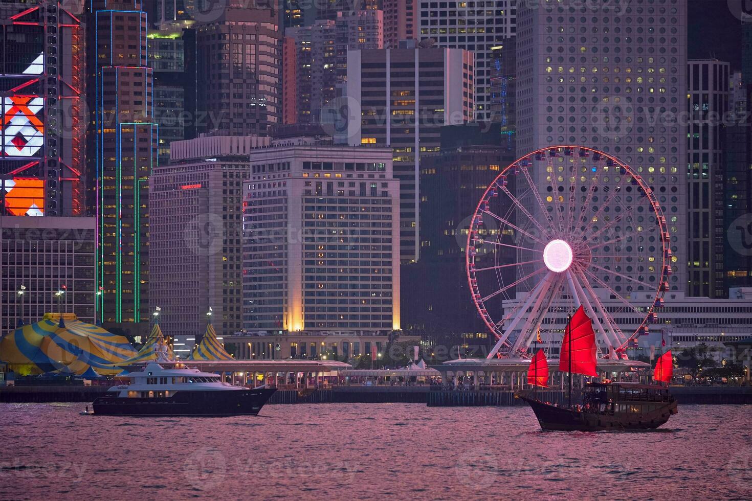 Hong Kong skyline. Hong Kong, China photo