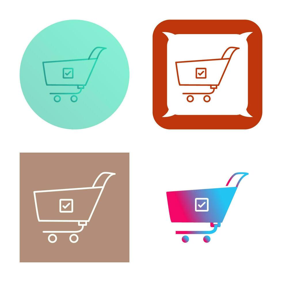 Unique Confirm Order Vector Icon