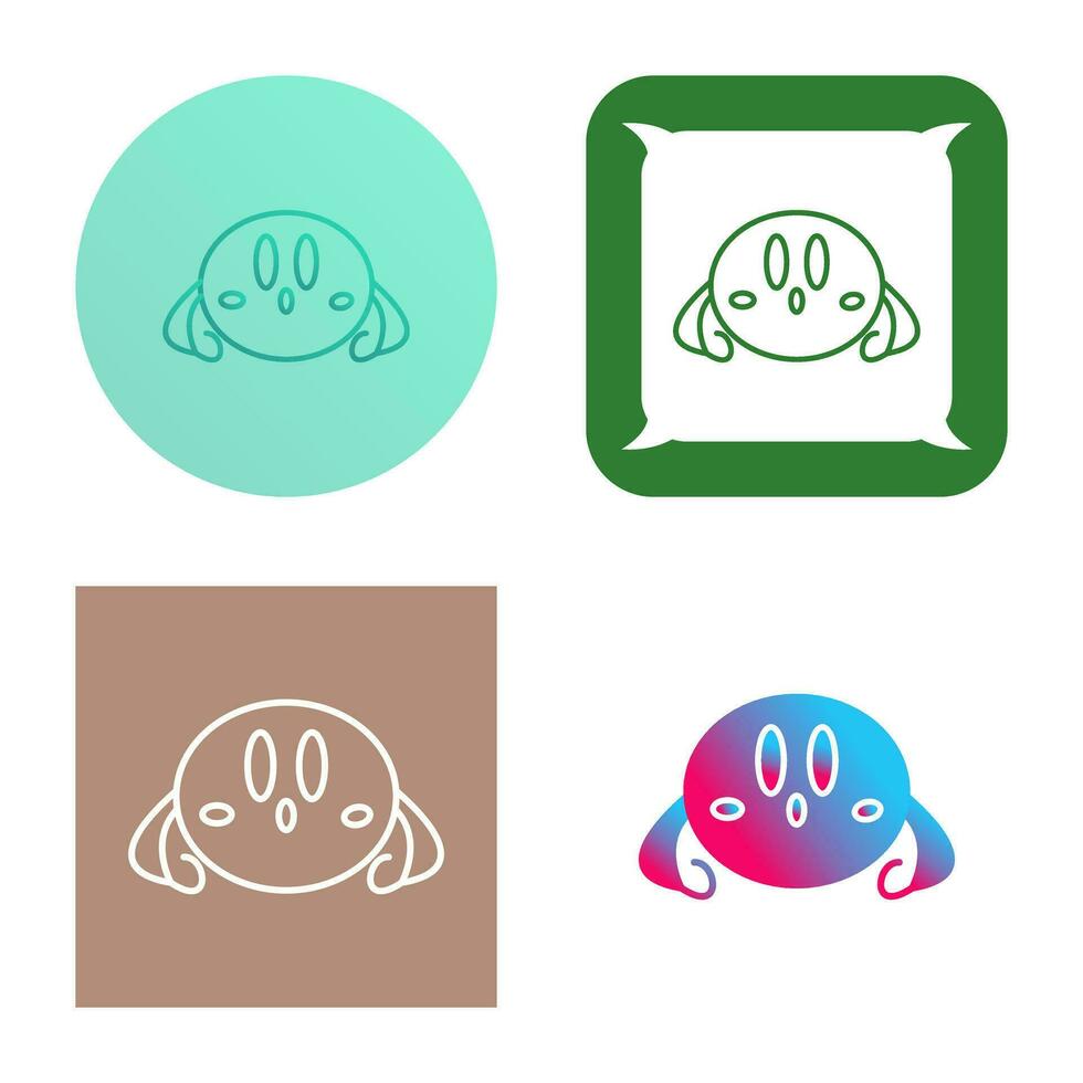 Unique Game Character Vector Icon
