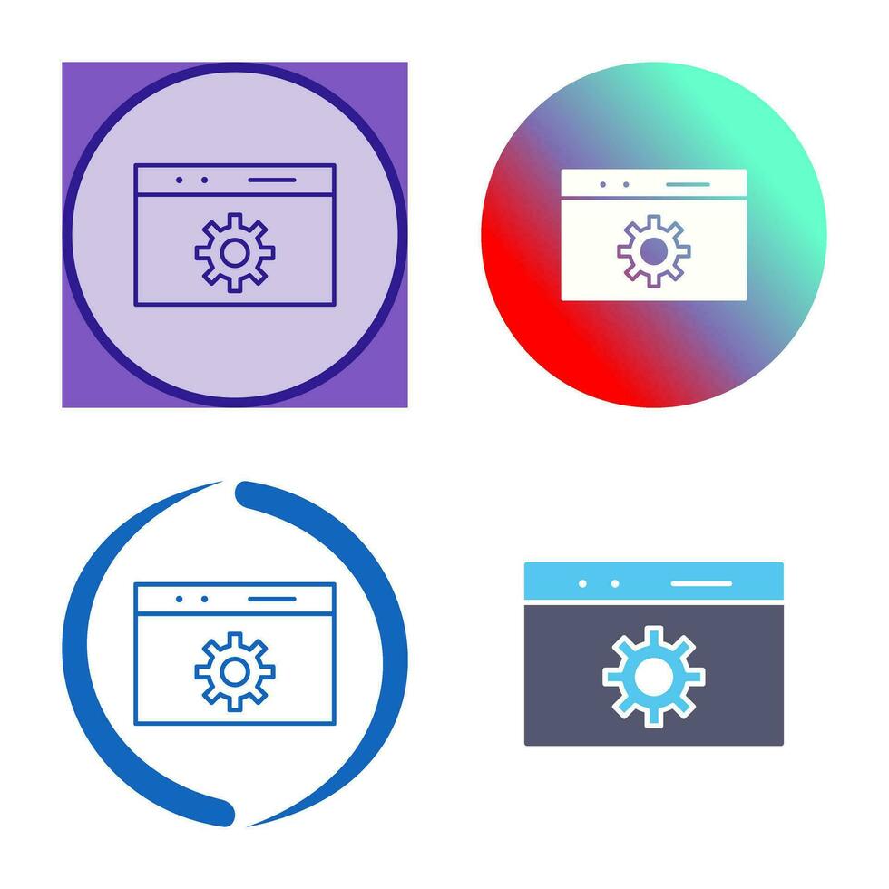 Unique Web Optimization Vector Icon