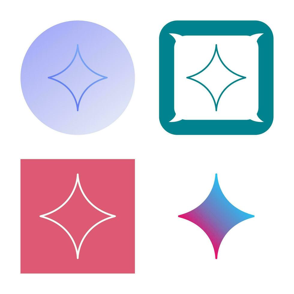 Unique Diamond Vector Icon