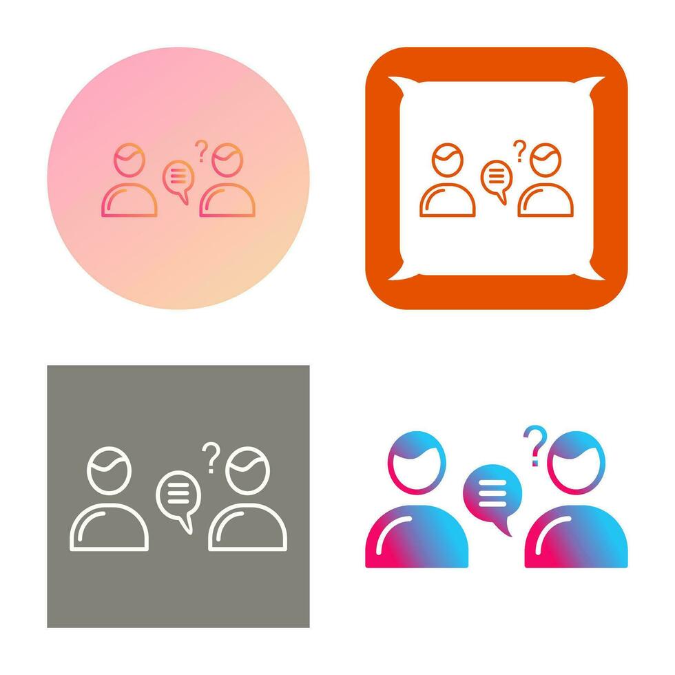 Unique Consulting Services Vector Icon