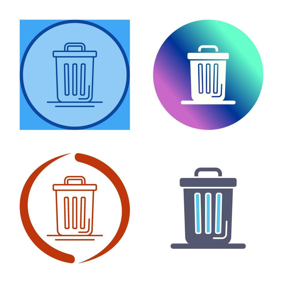 Trash Can Vector Icon