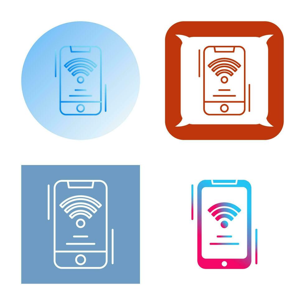 icono de vector de señal wifi