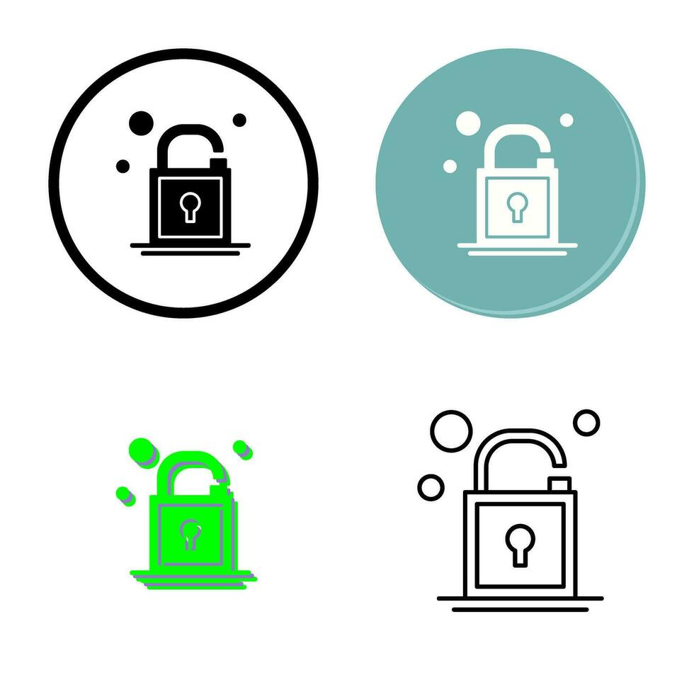 Open Lock Vector Icon