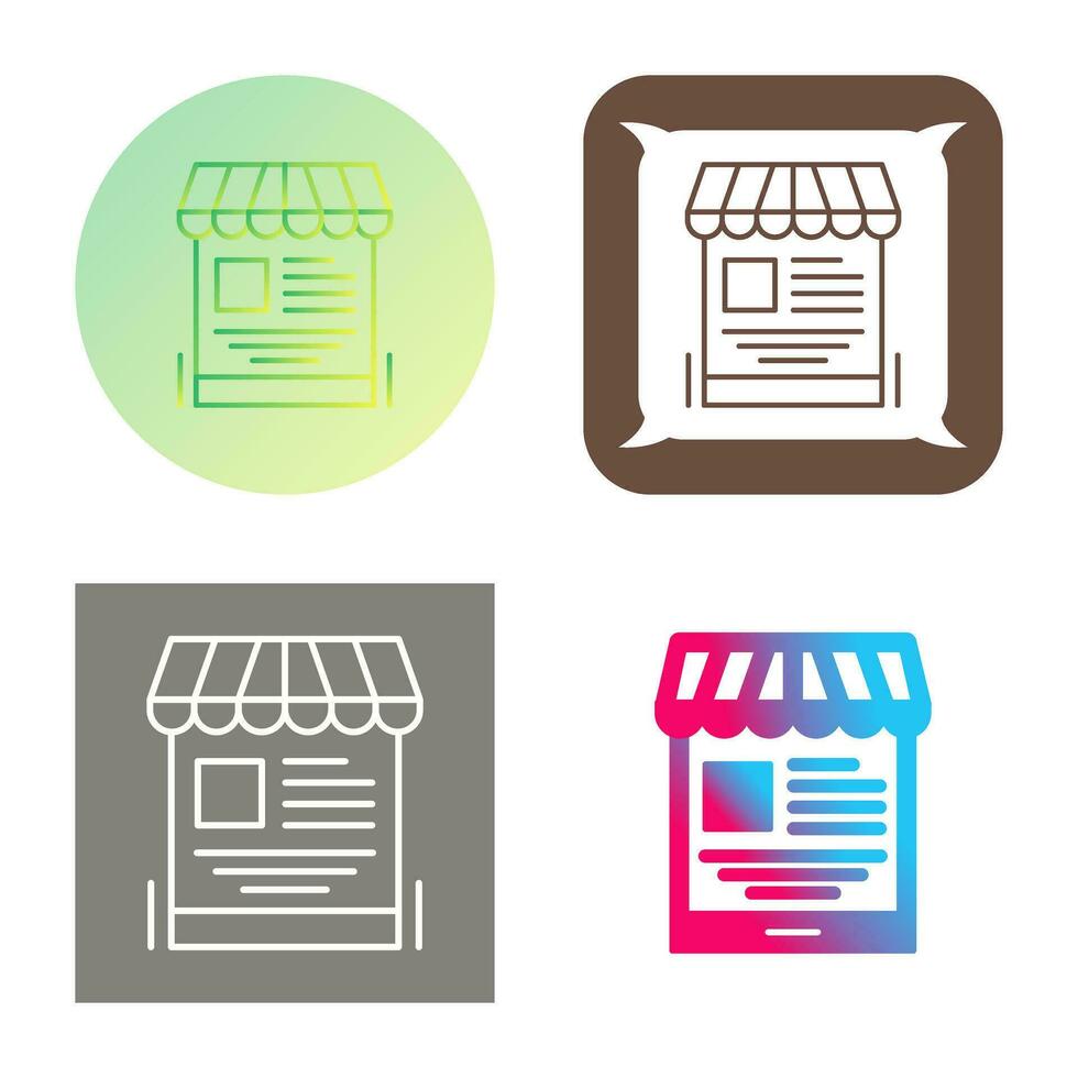 Mobile Shop Vector Icon