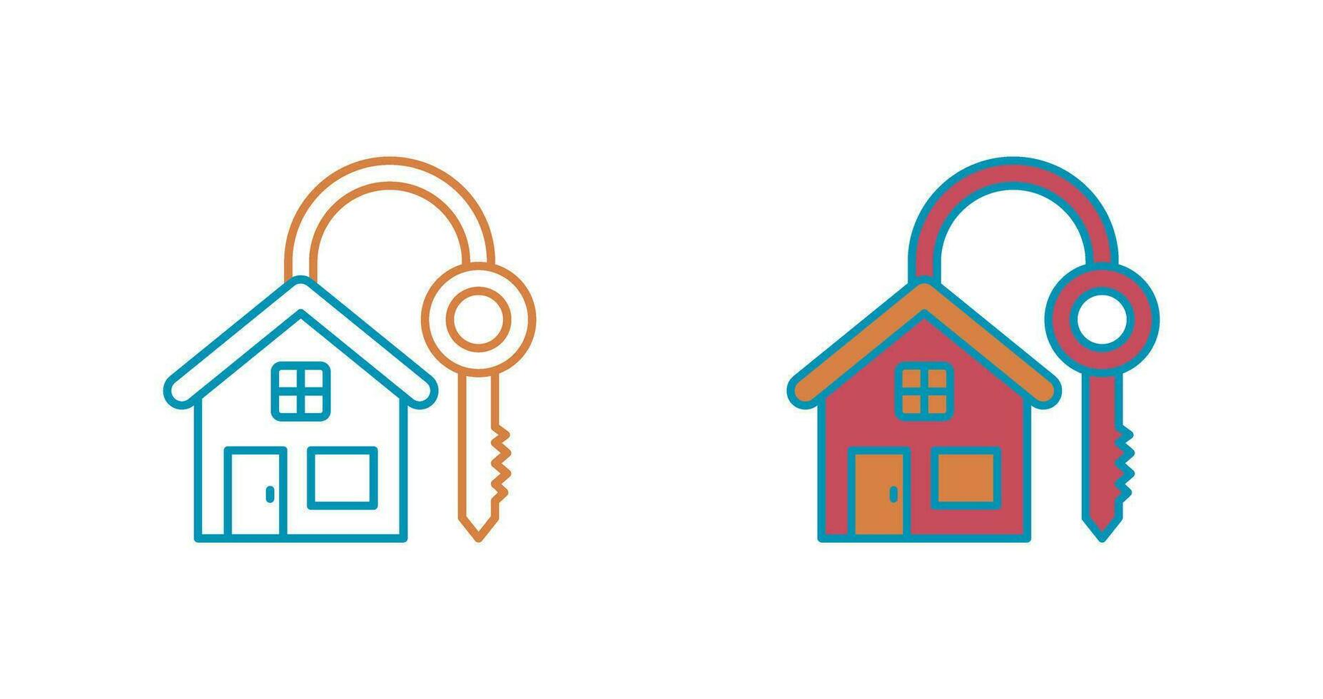 House Key Vector Icon