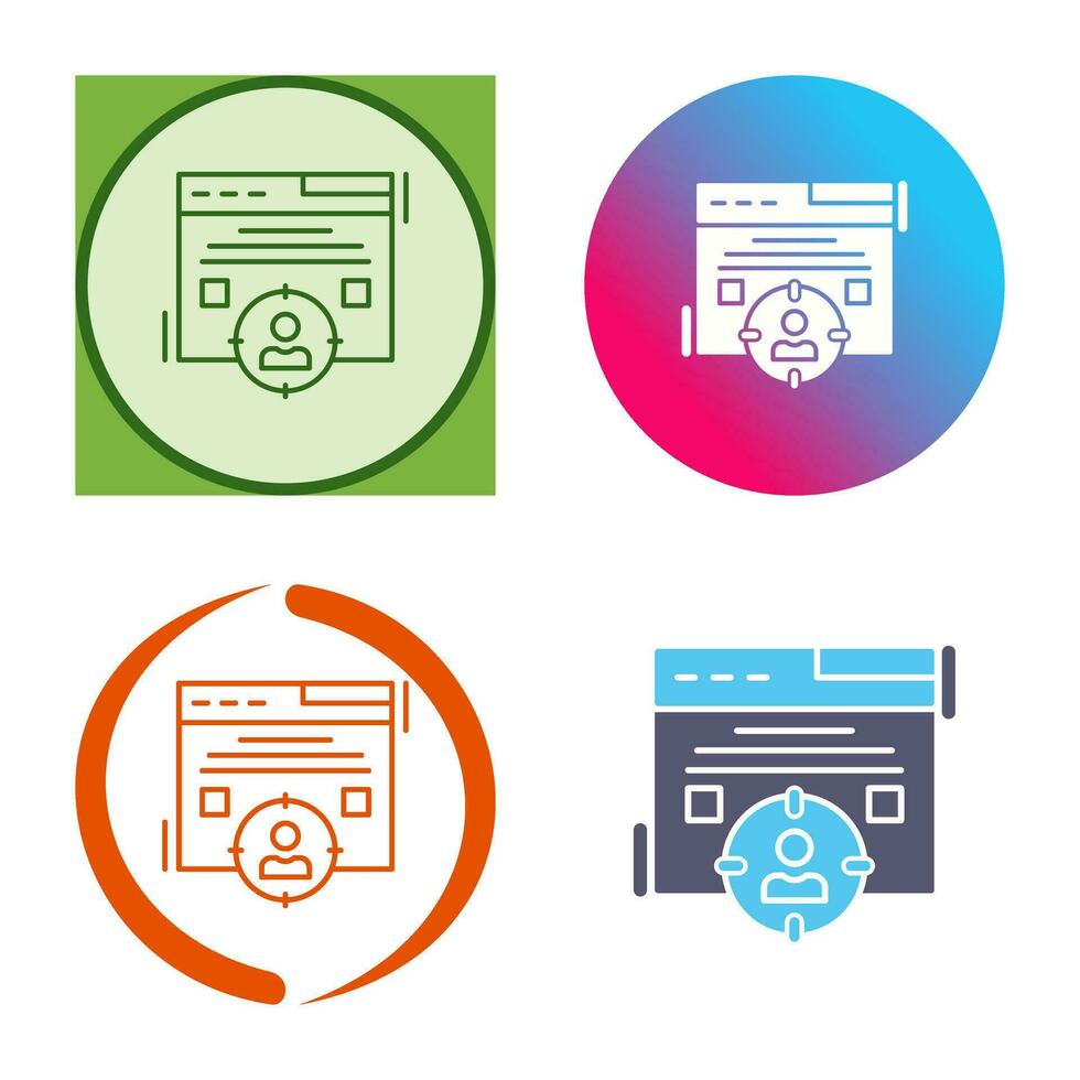 Target Audience Vector Icon