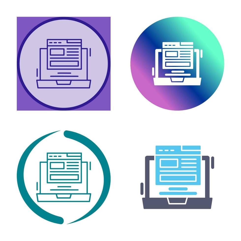 Layout Vector Icon