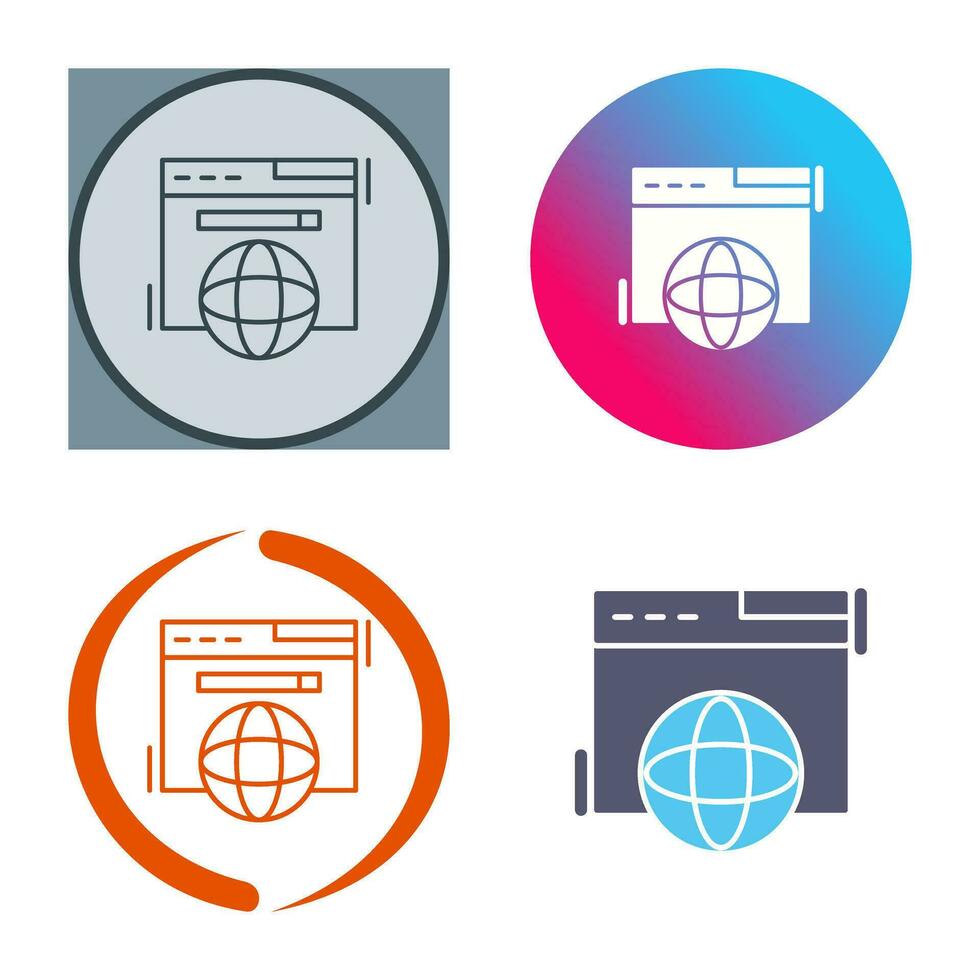 Browser Vector Icon