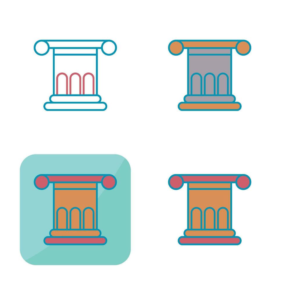 Roman Law Vector Icon