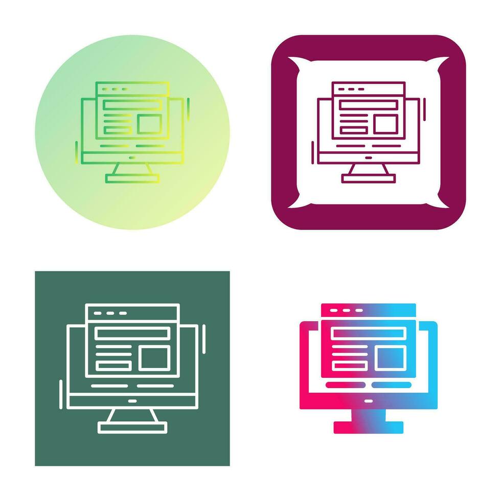 Adaptive Layout Vector Icon
