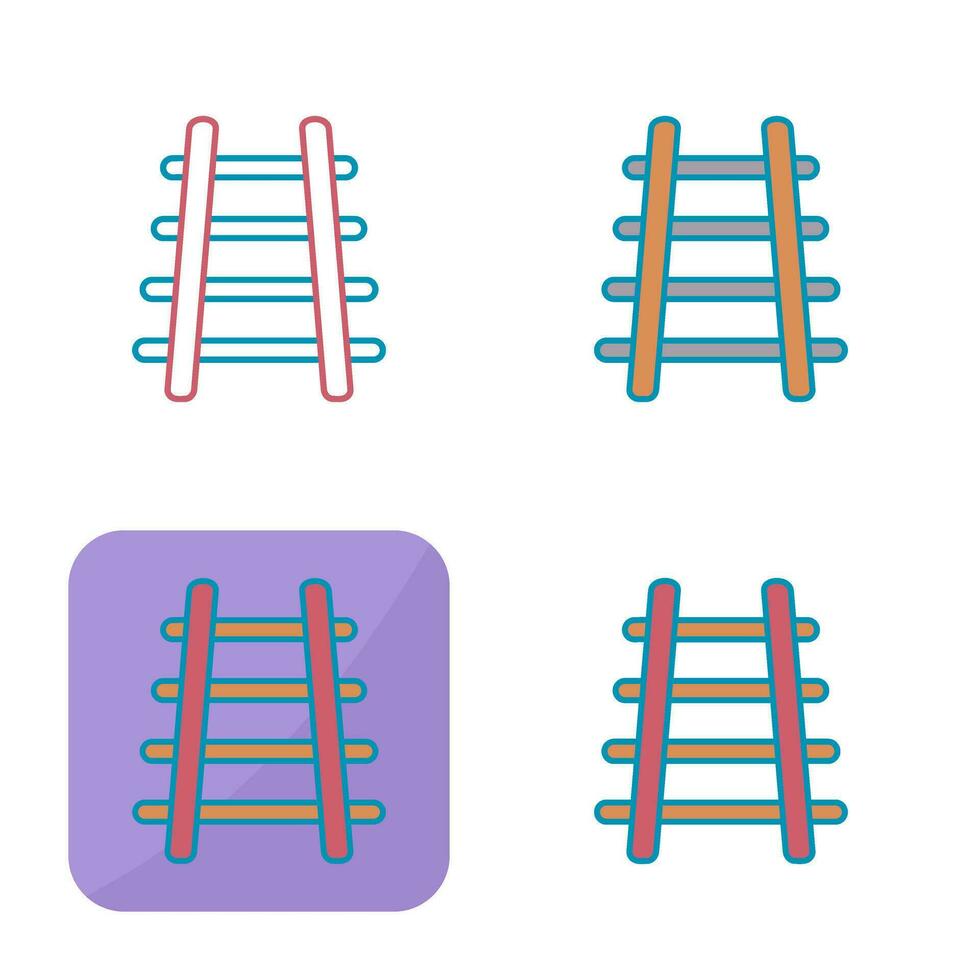 Train Tracks Vector Icon