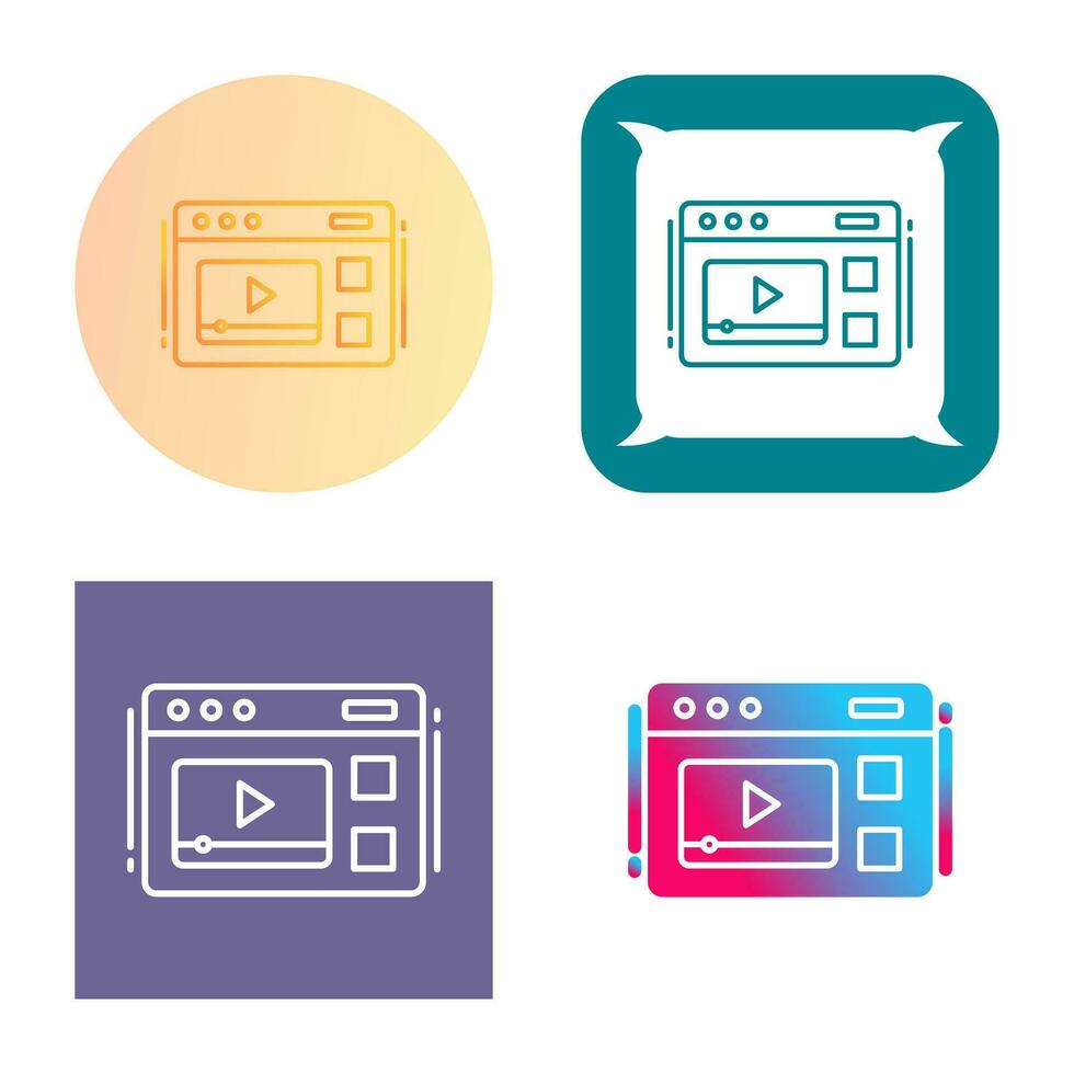 Video Vector Icon