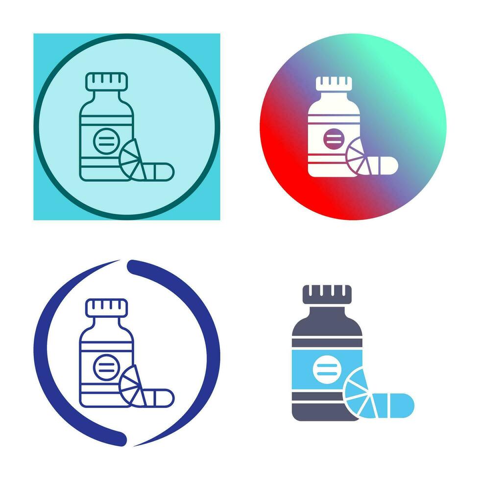 Vitamins Vector Icon