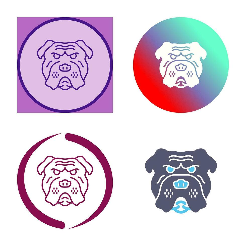 Bulldog Vector Icon