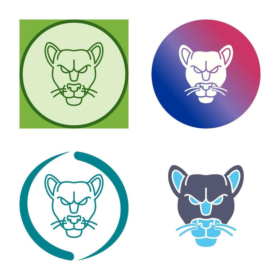 Black Panther Vector Icon