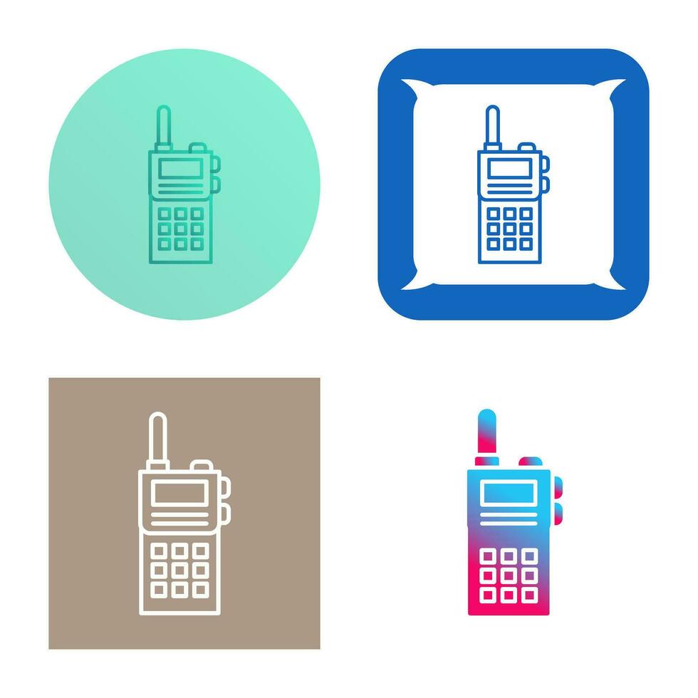 Walkie Talkie Vector Icon