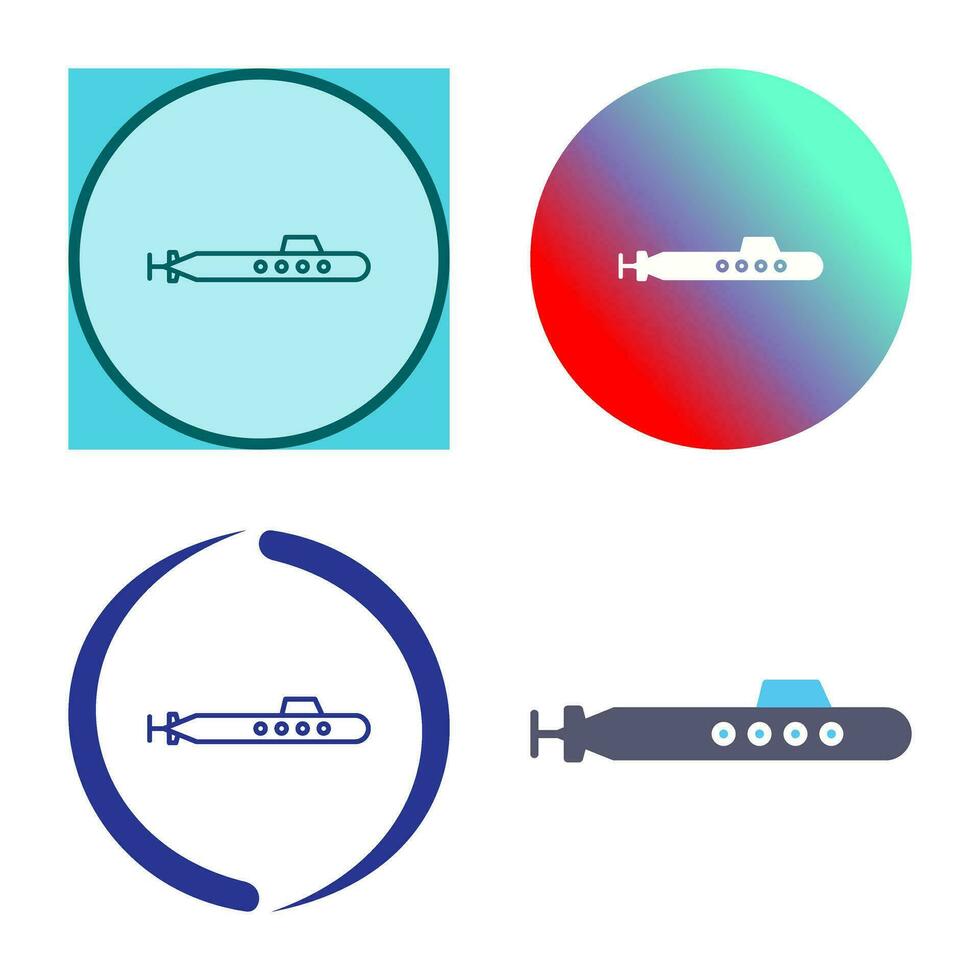 Submarine Vector Icon