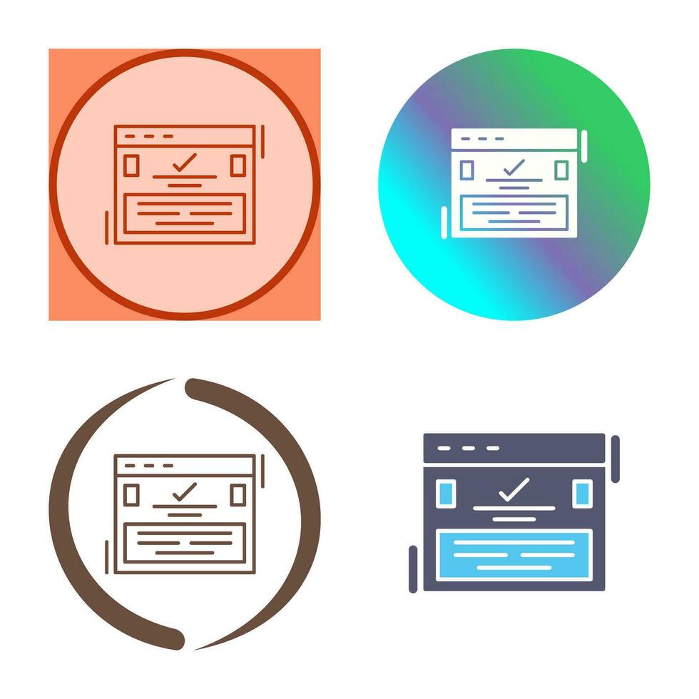Complete Vector Icon