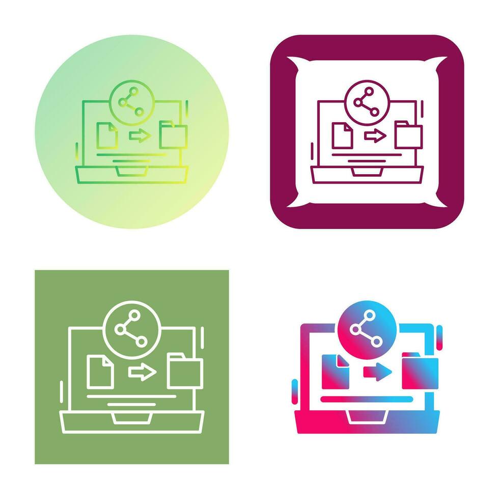 File Share Vector Icon