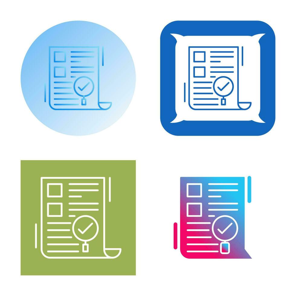 SEO Audit Vector Icon