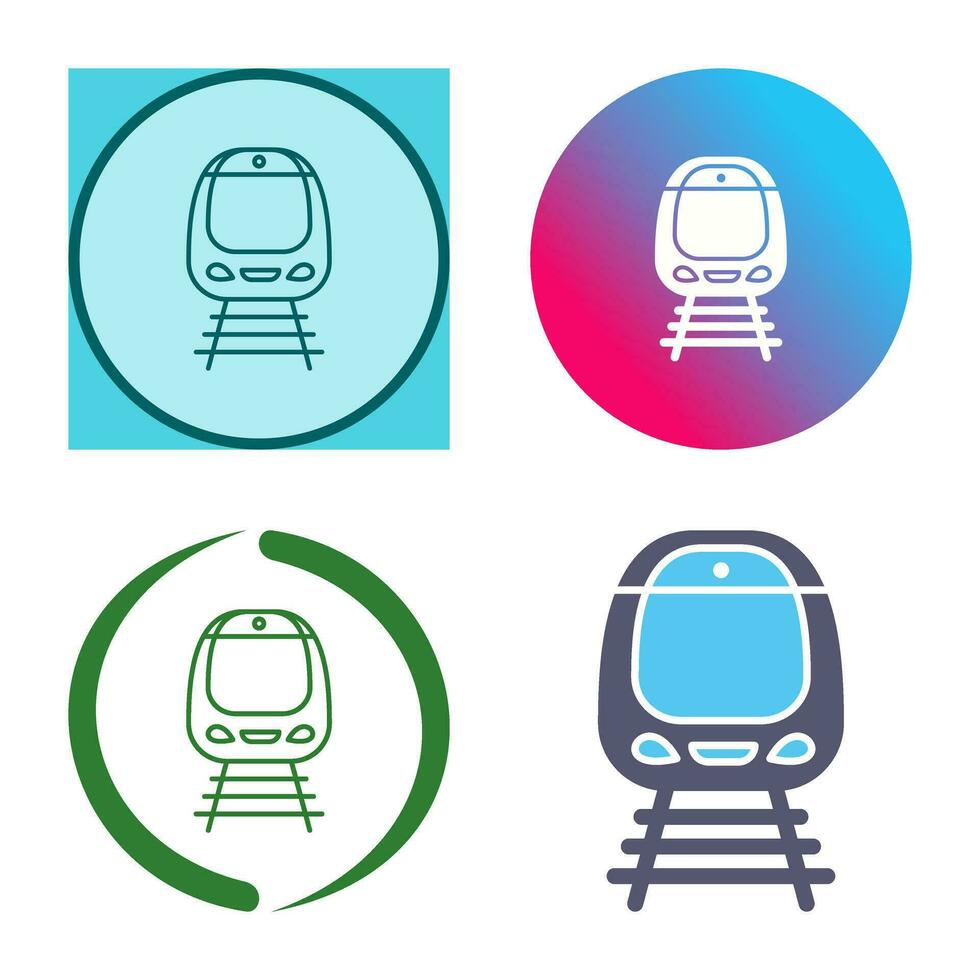 icono de vector de tren